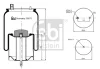 35675 FEBI Кожух пневматической рессоры