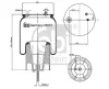 38667 FEBI Кожух пневматической рессоры