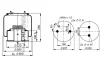 1 DF 20 C-2 PHOENIX Кожух пневматической рессоры