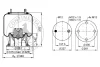 4156 N P15 CONTITECH AIR SPRING Кожух пневматической рессоры