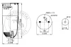 4158 N P02 CONTITECH AIR SPRING Кожух пневматической рессоры