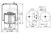 4912 N P07 CONTITECH AIR SPRING Кожух пневматической рессоры