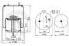 4912 N P13 CONTITECH AIR SPRING Кожух пневматической рессоры