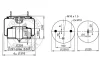 6613 N P01 CONTITECH AIR SPRING Кожух пневматической рессоры