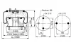 6704 N P01 CONTITECH AIR SPRING Кожух пневматической рессоры