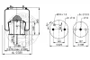 6710 N P03 CONTITECH AIR SPRING Кожух пневматической рессоры