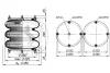 FT 412-32 1/2 M10 CONTITECH AIR SPRING Кожух пневматической рессоры