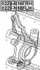 Превью - 0228-N16FLH FEBEST Поворотный кулак, подвеска колеса (фото 2)