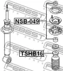 Превью - NSB-049 FEBEST Дистанционная труба, амортизатор (фото 2)