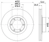 8DD 355 100-331 BEHR/HELLA/PAGID Тормозной диск