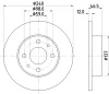 8DD 355 101-131 BEHR/HELLA/PAGID Тормозной диск