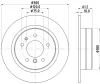 8DD 355 101-731 BEHR/HELLA/PAGID Тормозной диск