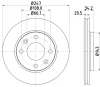 8DD 355 101-801 BEHR/HELLA/PAGID Тормозной диск