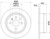 8DD 355 102-731 BEHR/HELLA/PAGID Тормозной диск