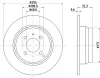 8DD 355 102-911 BEHR/HELLA/PAGID Тормозной диск