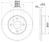 8DD 355 103-151 BEHR/HELLA/PAGID Тормозной диск