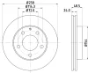8DD 355 103-221 BEHR/HELLA/PAGID Тормозной диск
