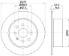 8DD 355 104-661 BEHR/HELLA/PAGID Тормозной диск