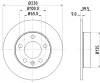 8DD 355 105-412 BEHR/HELLA/PAGID Тормозной диск