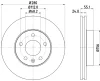 8DD 355 105-591 BEHR/HELLA/PAGID Тормозной диск