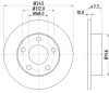 8DD 355 105-682 BEHR/HELLA/PAGID Тормозной диск