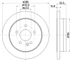 8DD 355 105-852 BEHR/HELLA/PAGID Тормозной диск