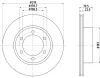 8DD 355 106-241 BEHR/HELLA/PAGID Тормозной диск