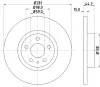 8DD 355 106-451 BEHR/HELLA/PAGID Тормозной диск