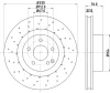 8DD 355 106-851 BEHR/HELLA/PAGID Тормозной диск