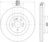 8DD 355 107-221 BEHR/HELLA/PAGID Тормозной диск