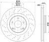 8DD 355 109-412 BEHR/HELLA/PAGID Тормозной диск