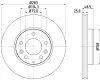 8DD 355 110-361 BEHR/HELLA/PAGID Тормозной диск