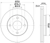 8DD 355 111-511 BEHR/HELLA/PAGID Тормозной диск
