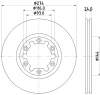 8DD 355 111-741 BEHR/HELLA/PAGID Тормозной диск