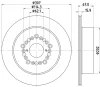 8DD 355 113-151 BEHR/HELLA/PAGID Тормозной диск