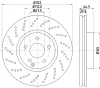 8DD 355 114-231 BEHR/HELLA/PAGID Тормозной диск