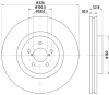 8DD 355 114-651 BEHR/HELLA/PAGID Тормозной диск