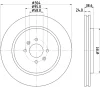 8DD 355 114-871 BEHR/HELLA/PAGID Тормозной диск