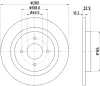 8DD 355 115-041 BEHR/HELLA/PAGID Тормозной диск