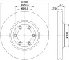 8DD 355 115-231 BEHR/HELLA/PAGID Тормозной диск