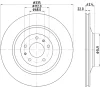 8DD 355 115-461 BEHR/HELLA/PAGID Тормозной диск