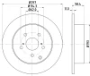 8DD 355 116-811 BEHR/HELLA/PAGID Тормозной диск