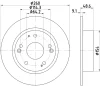 8DD 355 117-091 BEHR/HELLA/PAGID Тормозной диск