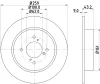 8DD 355 117-301 BEHR/HELLA/PAGID Тормозной диск