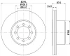 8DD 355 117-481 BEHR/HELLA/PAGID Тормозной диск