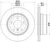 8DD 355 119-201 BEHR/HELLA/PAGID Тормозной диск