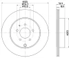 8DD 355 119-401 BEHR/HELLA/PAGID Тормозной диск