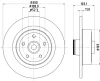 8DD 355 120-121 BEHR/HELLA/PAGID Тормозной диск