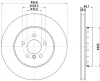 8DD 355 120-651 BEHR/HELLA/PAGID Тормозной диск