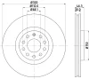 8DD 355 121-982 BEHR/HELLA/PAGID Тормозной диск